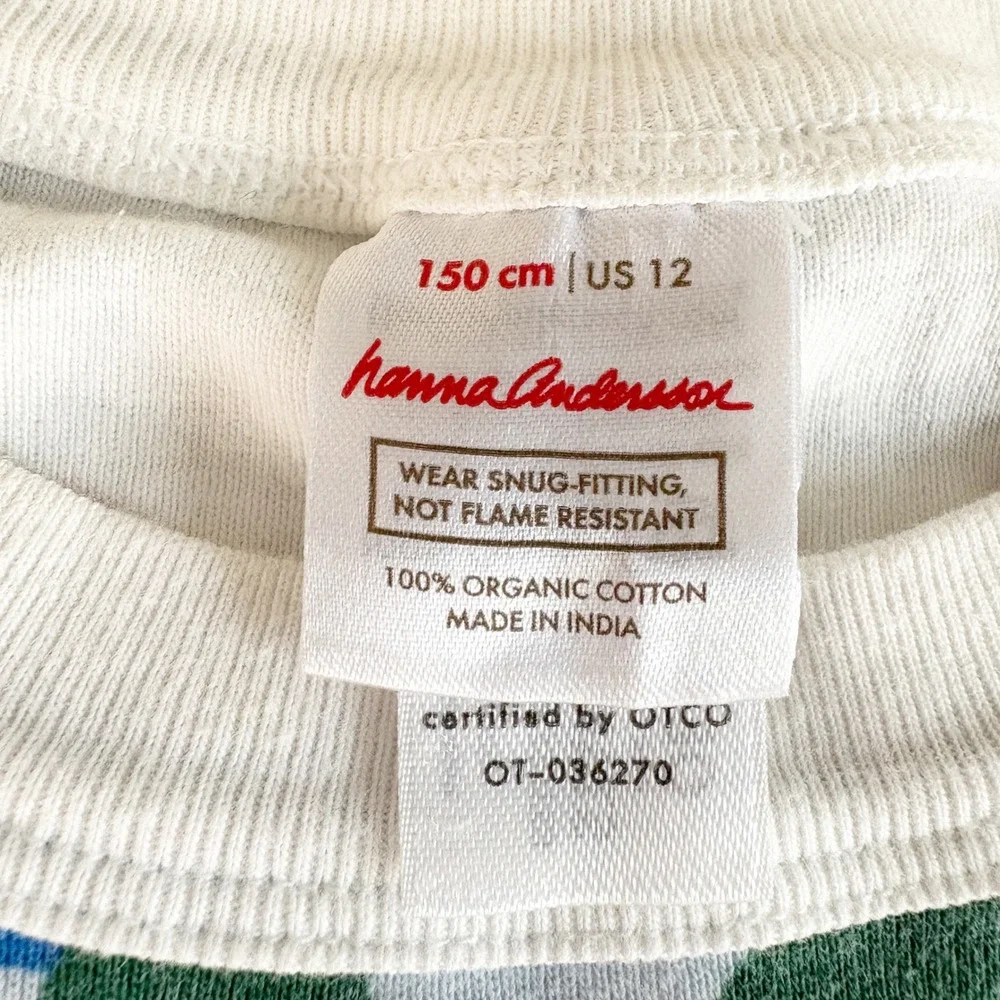 Hanna Andersson Kids Ski Mountain Winter Sports Organic Cotton Pajamas Set 12